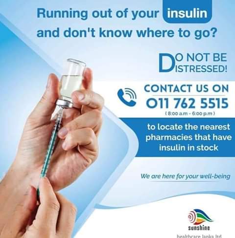 Running our of your insulin? 1